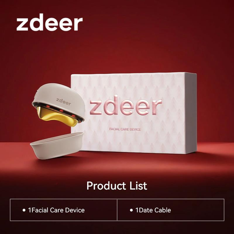 Zdeer LED Red Light Therapy Face & Neck Massager – Heated Gua Sha Facial Sculpting Device with Vibration for Firming & Lifting, Perfect Christmas & Valentine’S Day Gift for Her